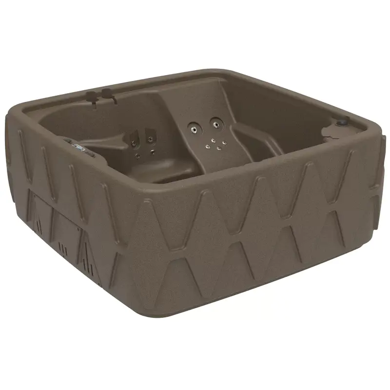 Aquarest Spas,Jet Square Plug And Play Hot Tub with Ozonator