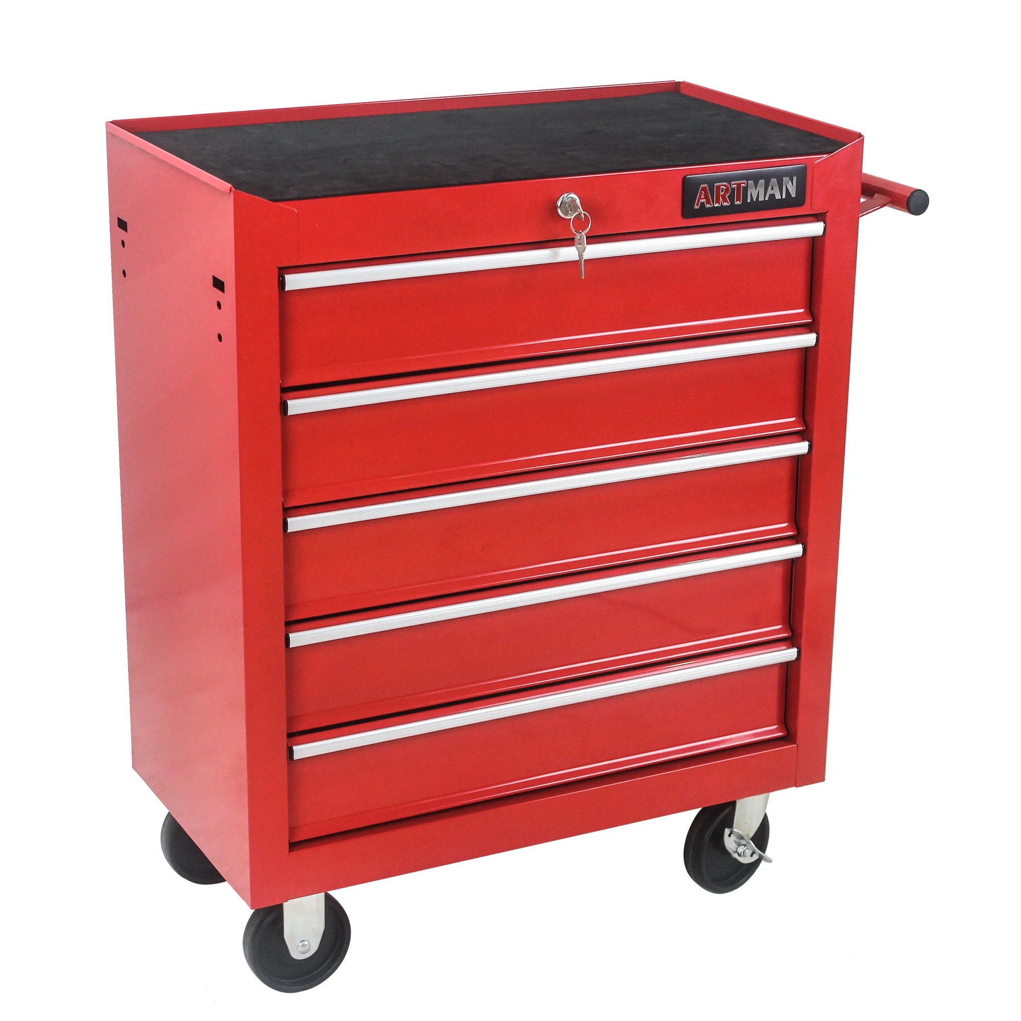 ARTMAN 5 Drawer Rolling Tool Chest, Tool Storage Cabinet with Wheels and Drawers for Garage Warehouse