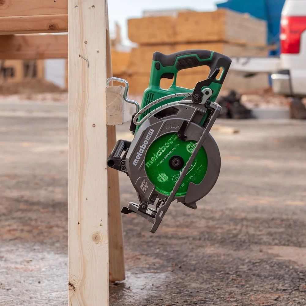 Metabo HPT 36V MultiVolt 7-1/4 Inch Rear Handle Circular Saw, Lightweight Design, Up to 500 2x4 Cuts Per Charge, 53- Adjustable Bevel Capacity, Lifetime Tool Body Warranty, C3607DWA
