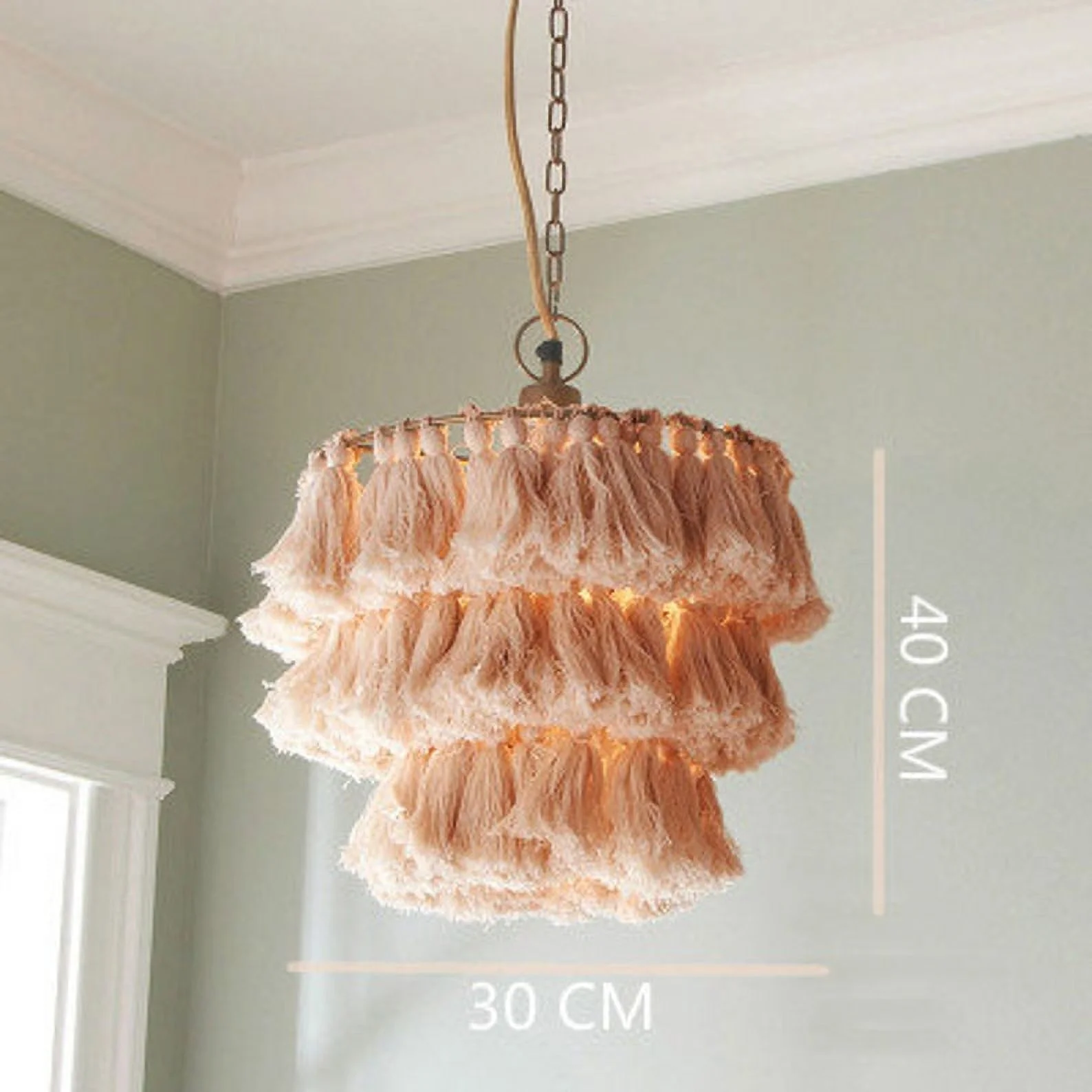 Arturesthome Handmade Woven Rope Pendant INS Creative Home Decoration Lampshade