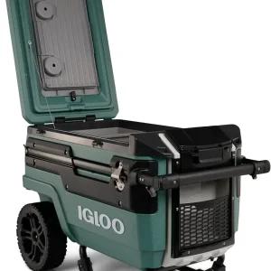 70Qt Wheeled Cooler Insulated Hard Shell Ice Chest