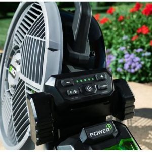 POWER+ Portable Misting Fan - 18" Outdoor Electric, 5 Speeds