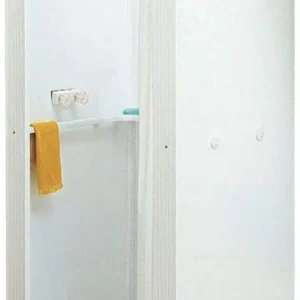 Portable Compact Mobile Home Stand Up Shower Stall Kit 32 in x 32 in