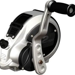 FW32000101 F2 Two-Speed Trailer Winch with Strap - 3200 lb. Load Capacity - Silver And Black - one size