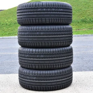 A pair of 2(2) 225/40R20 101W XL AS A/S performance tires