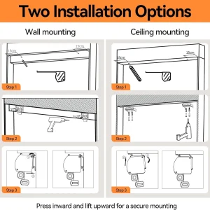 Superjoe Outdoor Roller Shade for Patio, Cordless Blackout Waterproof Blind, UV Block, 4'L x 6'W
