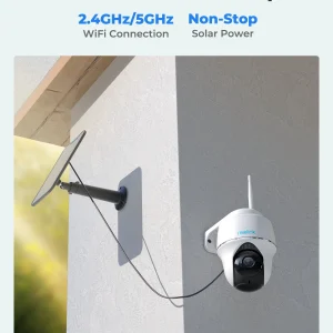 Reolink Argus 5MP PT Outdoor Wireless Battery Wifi Security Camera Night Vision 2-Way Talk Add Solar