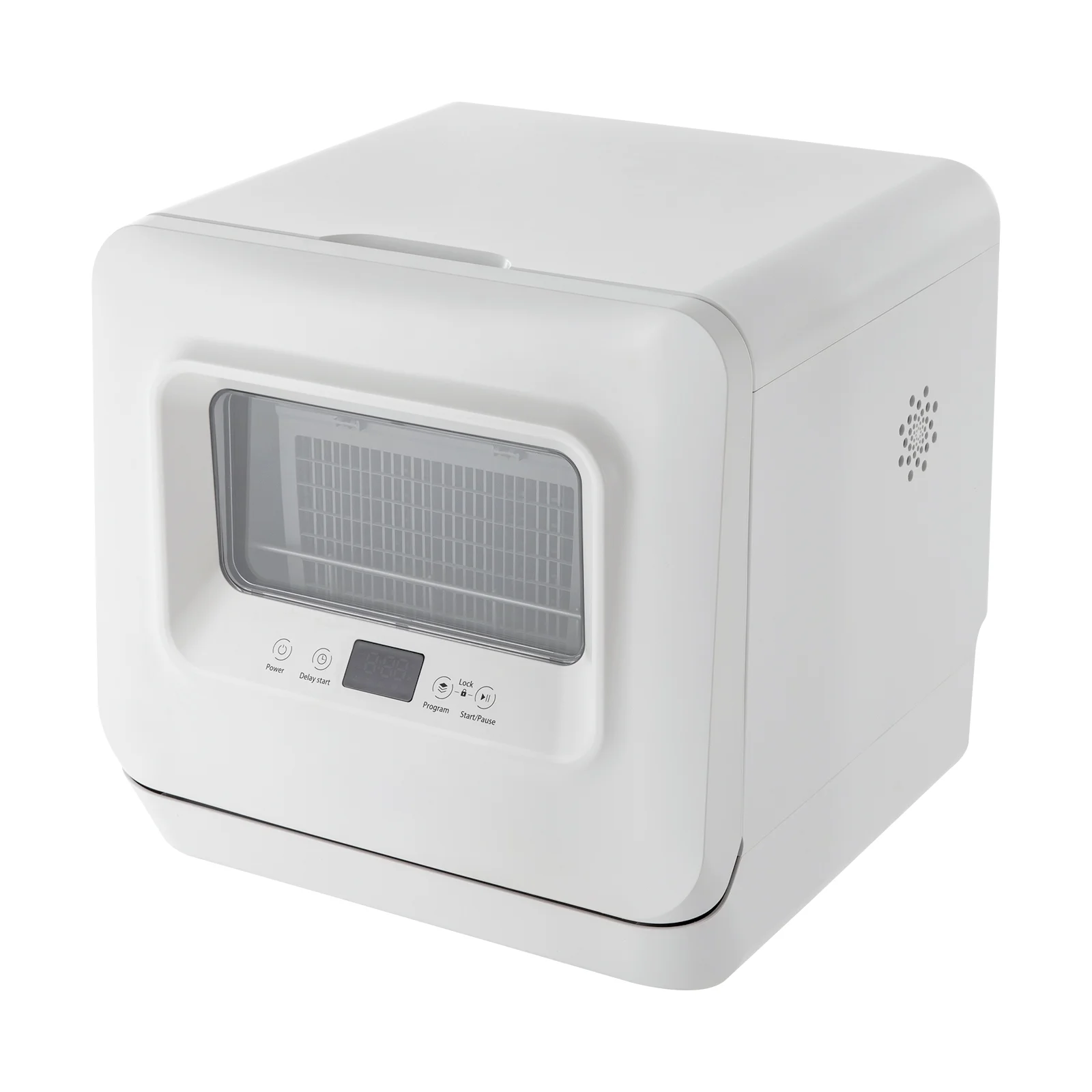Compact Countertop Dishwasher -?6-8 Place Settings, 4 Washing Modes, Efficient 785W Power, Low Noise, Automatic Drying, Ideal for Small Kitchens and Apartments