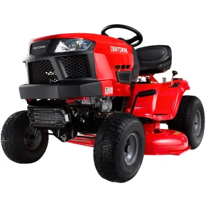 Craftsman T110 42-in Riding Lawn Mower 17.5 HP Briggs & Stratton Engine 7-Speed Transmission Model 13AN77XS093