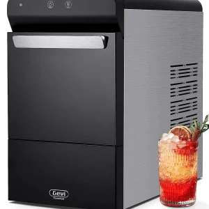 V2.0 Countertop Nugget Ice Maker | Self Cleaning Pellet Ice Maker | Open and Pour Refill | Stainless Steel Housing |