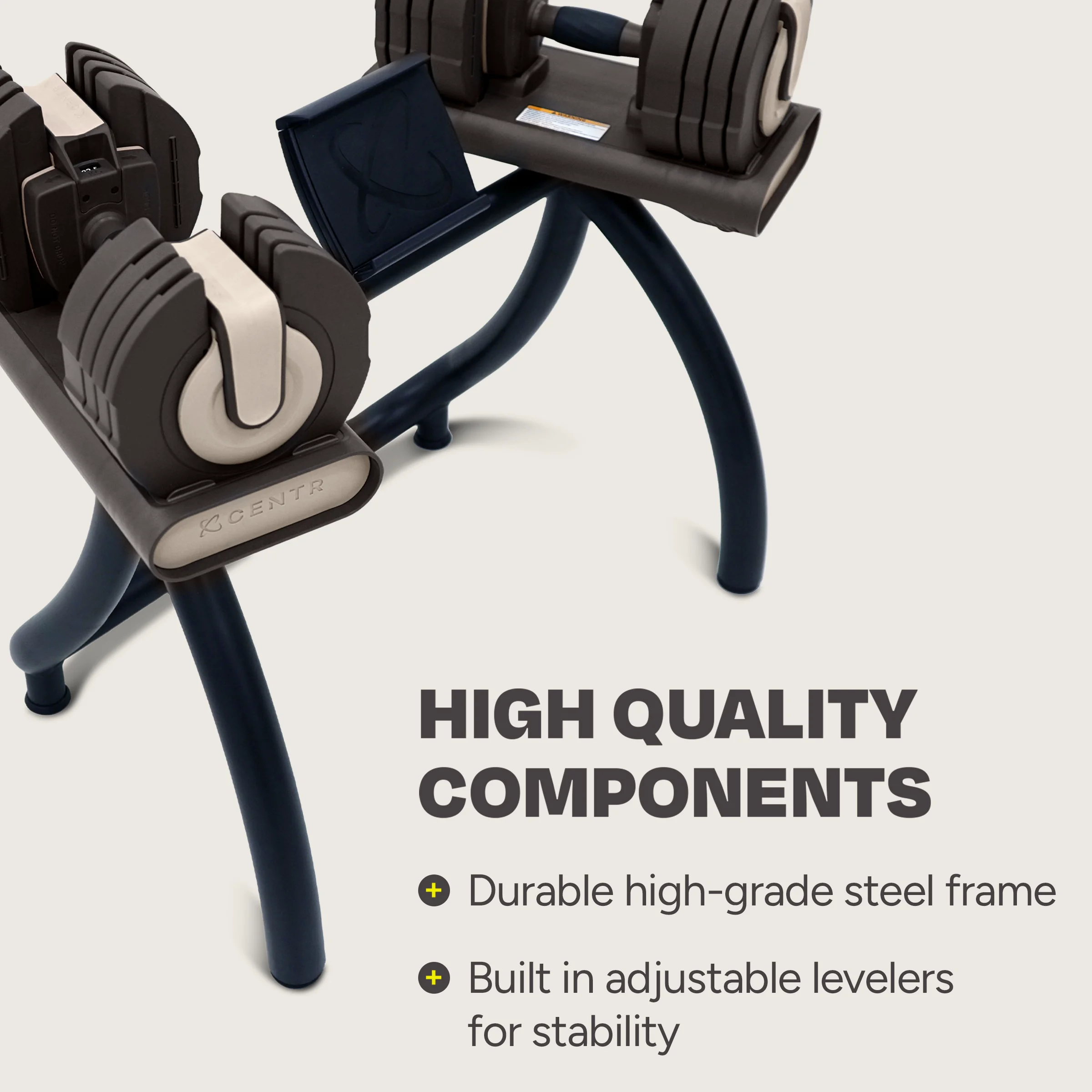 Centr By Chris Hemsworth Smart Stack Adjustable Dumbbell Stand with 3 Month Center Subscription