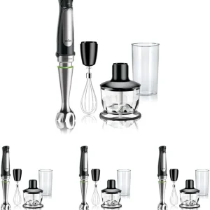 Braun MultiQuick 7 3-in-1 Immersion Blender with Food Processor –Powerful Handheld Electric Stick Blender - Emulsifier for Chopping, Beating & Whisking - Ideal for Soup, Puree, Smoothies & More