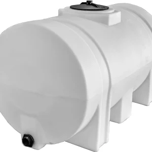 Horizontal Polyethylene Reservoir Water Tank with Legs, 550 Gallon, Made in the USA, Poly Tank for Water and Non-Flammable Liquids, Rust and Corrosion Proof
