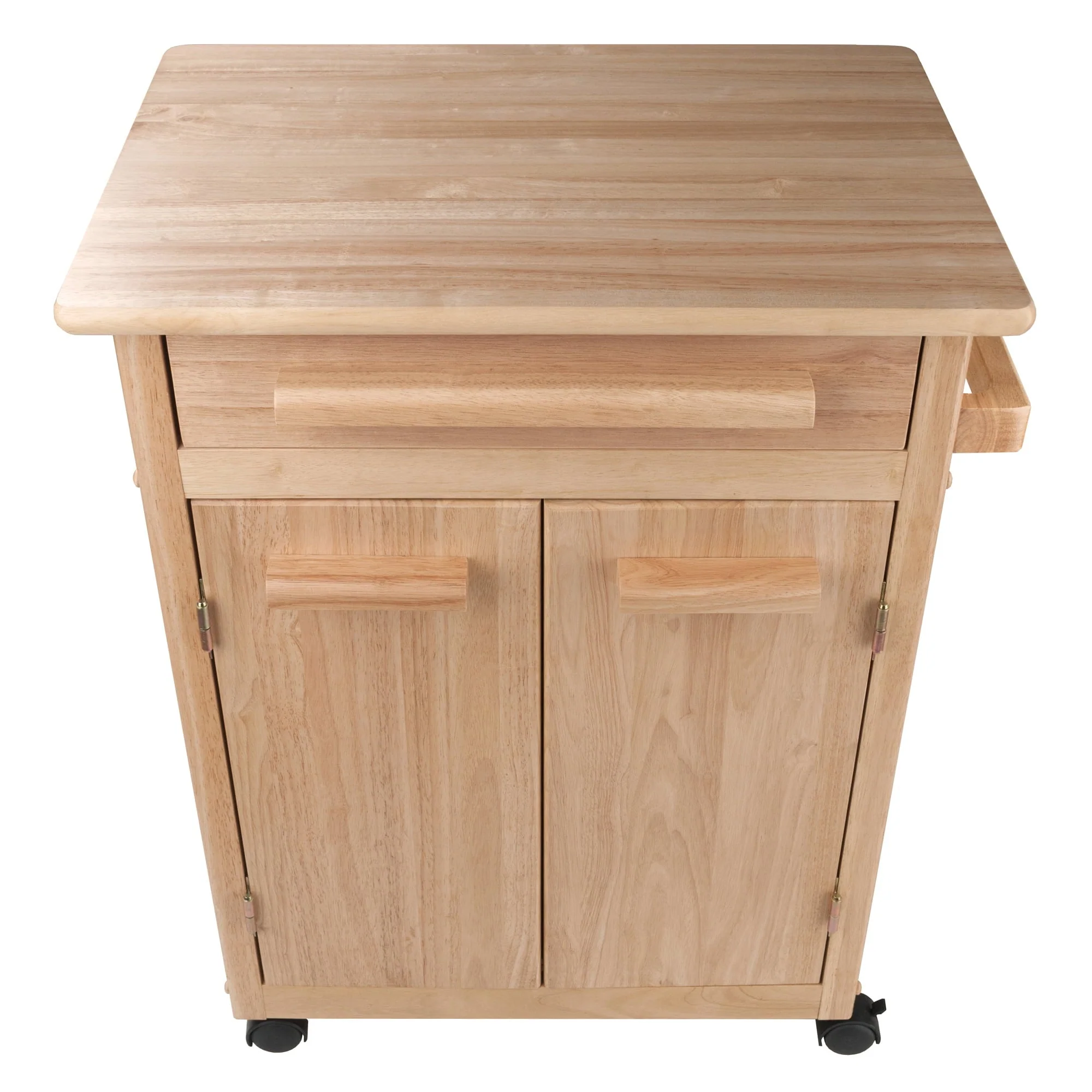 Winsome Wood Hackett Kitchen Storage Cart, Natural Finish