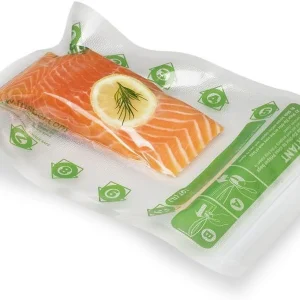 Oliso Pro VS95A Bundle, Smart Vacuum Sealer for Food Storage, with Various Bag Sizes, Silver.