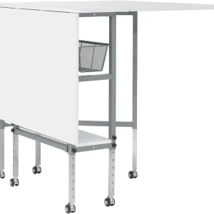 Sew Ready Hobby Cutting Table, 58.75"x36.5", White/Silver