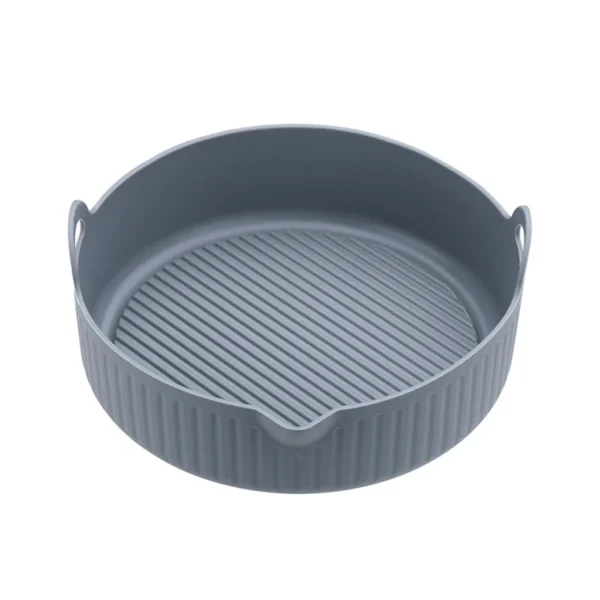 Round Air Fryer Liner Non-Stick Silicone Baskets Reusable Air Fryer Accessories