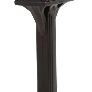 Simplay3 Dig Free Easy Up Classic Black Plastic Mailbox