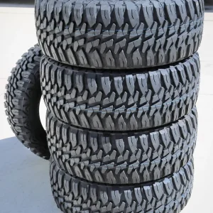 Set of 4 (four) 275/65R20 126/123Q E (10 ply) M/T mud tires
