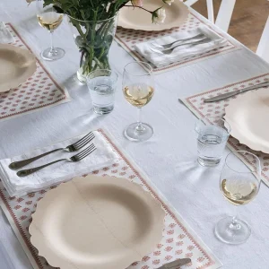 Bambu Pack of 100-9 Inch Fancy 100% Bamboo Plates -C Premium Disposable Dinnerware | Elegant, Biodegradable Veneerware Natural Tableware for Weddings, Parties, Entertaining & Special Occasions
