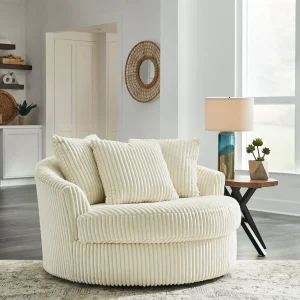 Oversized Swivel Accent Chair