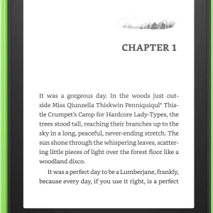 Amazon – Kindle Paperwhite Kids E-Reader 6.8′′ display with kid-friendly cover – 16GB – 2022 – 2023 – Emerald Forest