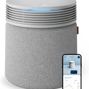 BLUEAIR Air Purifier for Large Rooms & Home - Odor Eliminating Cleans up to 3385 ft², HEPASilent, Smart WiFi, Auto Mode, Doubles as Table, Removes Dust, Smoke, Pet Hair, AHAM Verified, Blue Signature