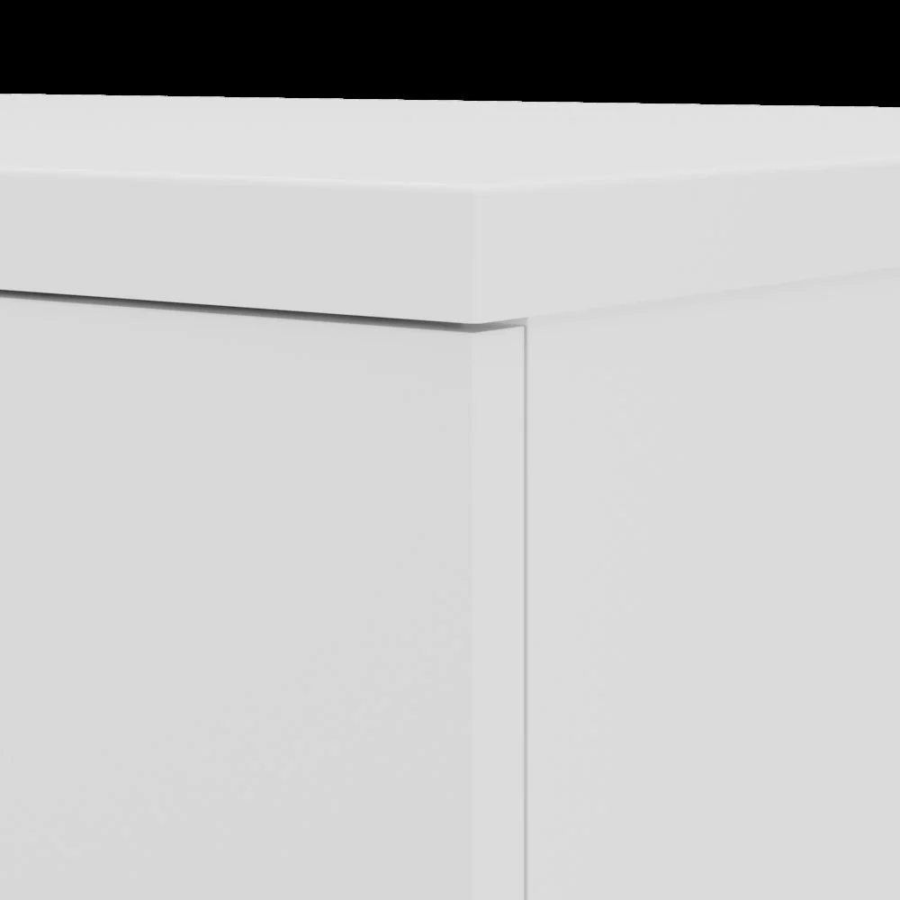 Universal Narrow Clothing Storage Cabinet in Platinum Gray - Engineered Wood
