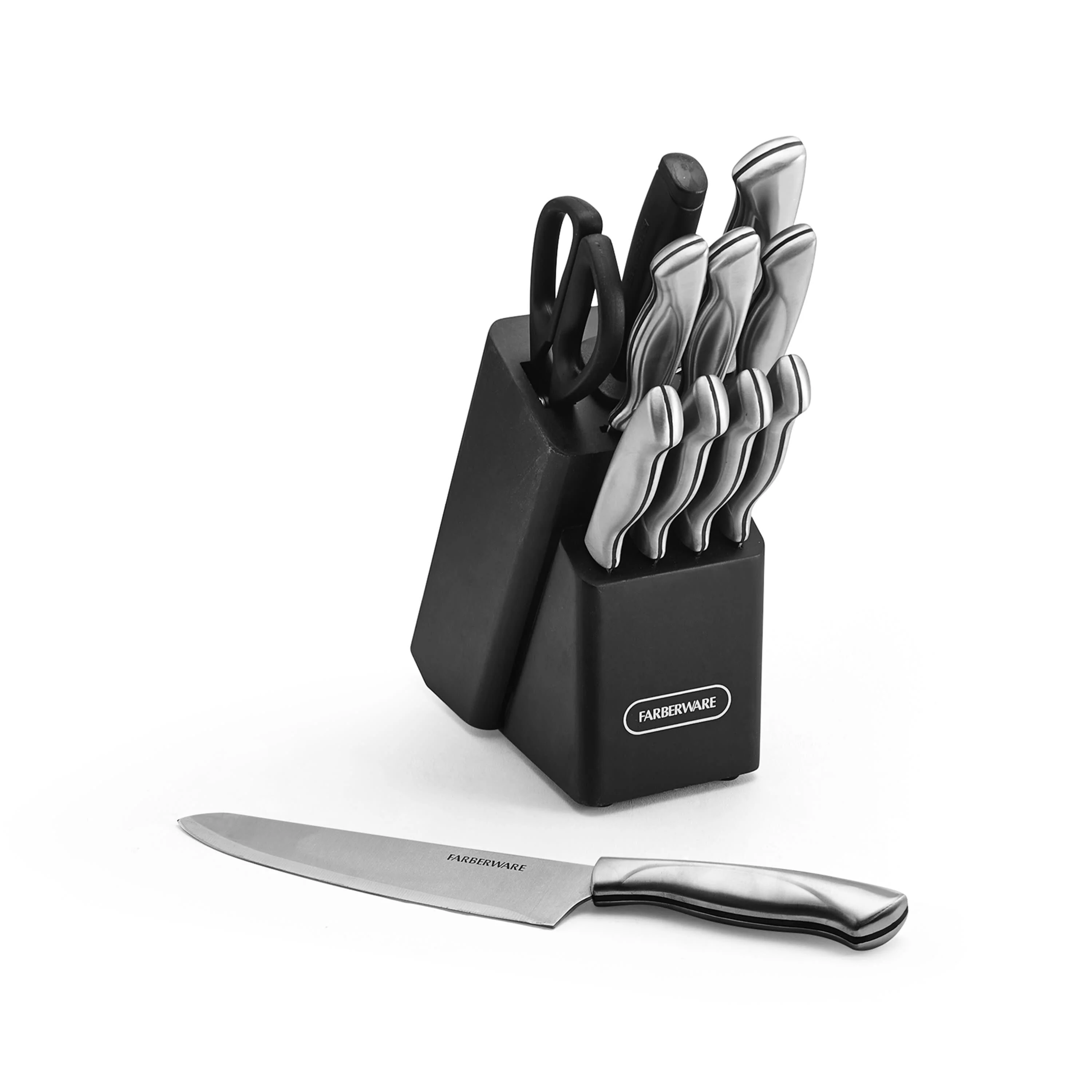 Farberware Classic 22-piece Stamped Stainless Steel Cutlery and Utensil Set