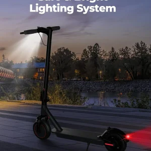 Electric Scooter 350W/500W Powerful Motor 8.5"/10" Solid Tires 19/22Mph 28/21/12 Miles Range