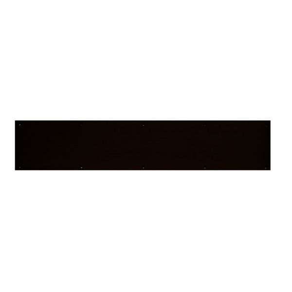 Home Decorative 8" X 30" Kick Plate Dark Bronze Aluminum Screw Mount