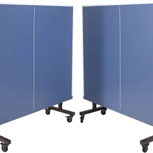 Inside Professional MDF Indoor Ping Pong Table with Quick Clamp Table Tennis Net and Post Set - 10 Minute Easy Assembly - Tournament Quality - Foldable with Single Player Playback Mode