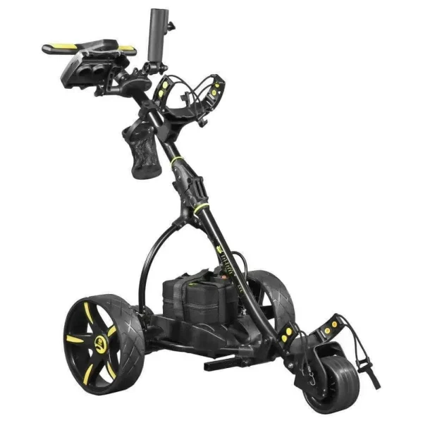 Bat Caddy X3R Electric Golf Cart Trolley with Lithium Battery & Remote Control C Silver