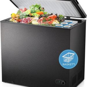 Chest Freezer 3.5 Cubic Feet Compact Freezer Free Standing Top open Door Deep Freezer