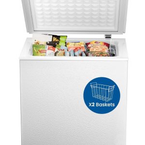Chest Freezer 3.5 Cubic Feet Compact Freezer Free Standing Top open Door Deep Freezer