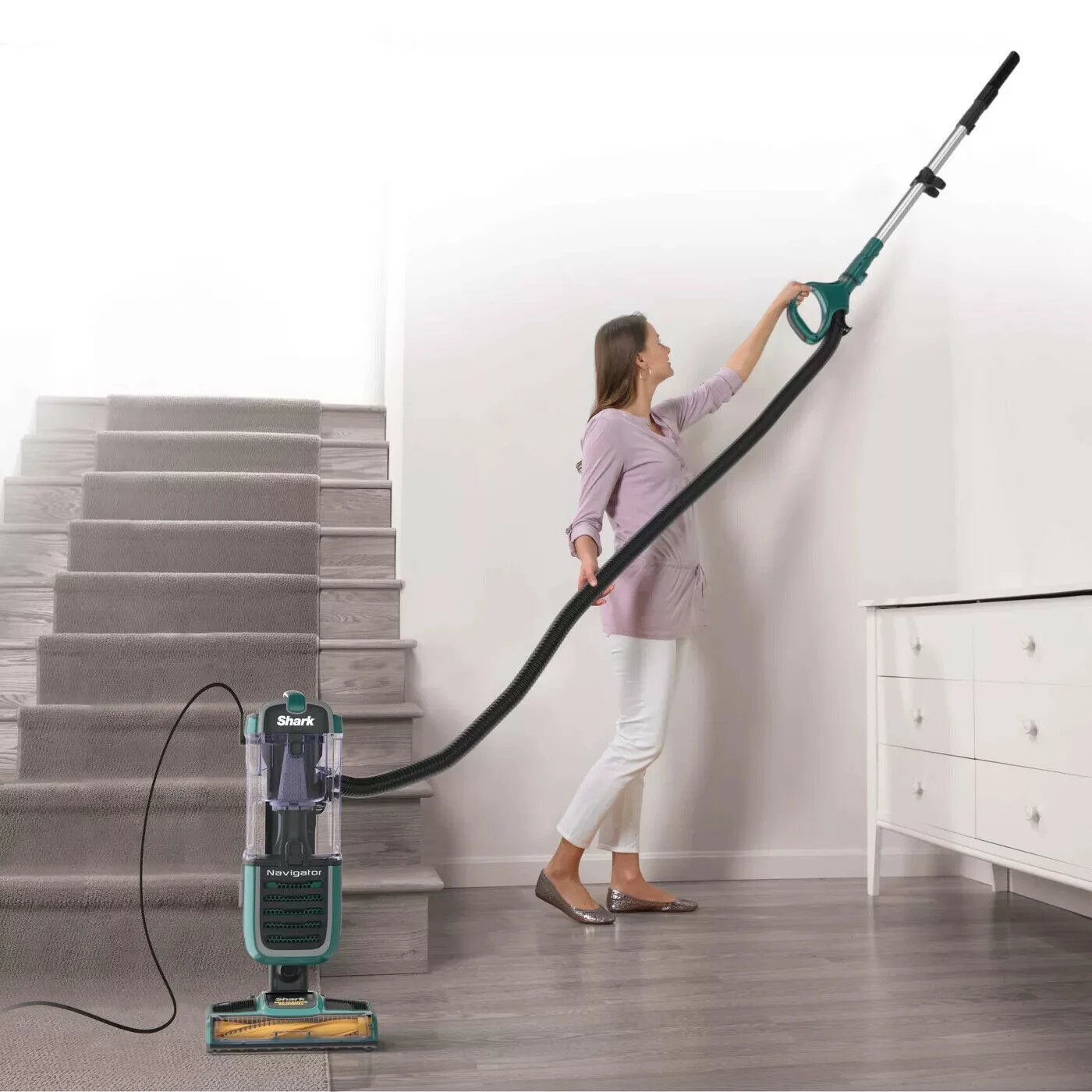 Restored Shark Navigator Swivel Pro Pet Upright Vacuum with Self-Cleaning Brush roll, ZU51 (Refurbished)