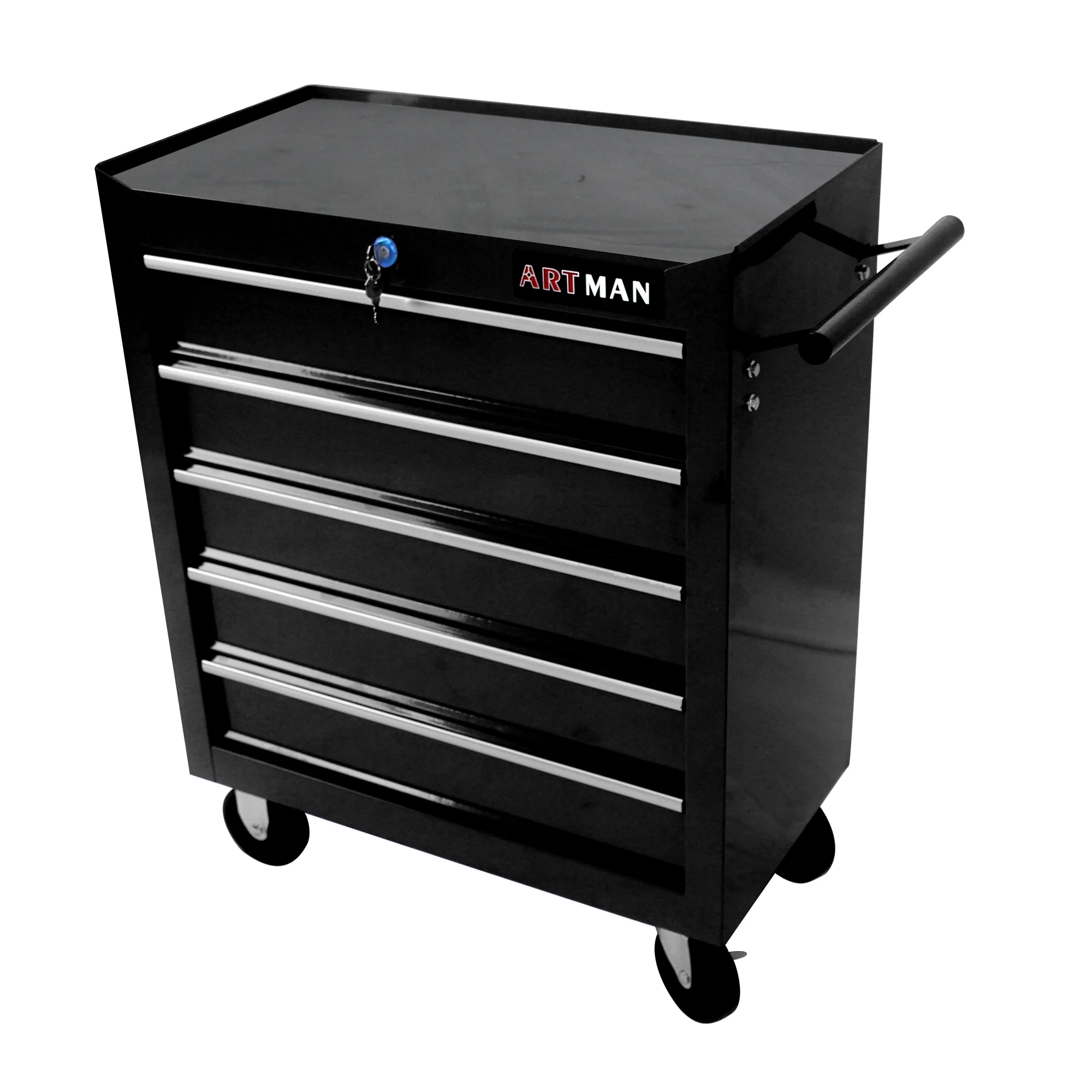 ARTMAN 5 Drawer Rolling Tool Chest, Tool Storage Cabinet with Wheels and Drawers for Garage Warehouse