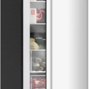 BANGSON Upright Freezer, 7.0 Cu.ft Stand Up Freezer, Convertible Upright Freezer/Refrigerator, Single Door for Kitchen,Garage, Office, Apartment, Silver