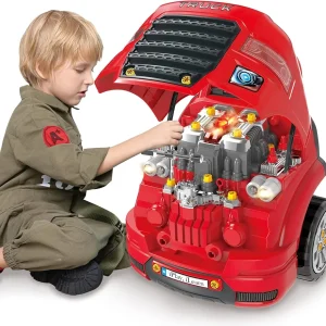 Truck engine toys, children's mechanical repair set