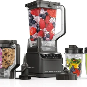 Ninja Mega Kitchen System, 1500-Watt, 72-Ounce Full-Size Blender and 8-Cup Food Processor with (2) 16-Ounce To-Go Cups