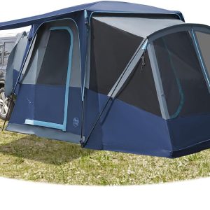 TIMBER RIDGE 5-9 Person SUV Tent with Screen Porch and Awning for Family Camping, Weather Resistant and Portable Van or Car Tent, Includes Rainfly and Storage Bag, 13' W X 10' L X 7.1' H