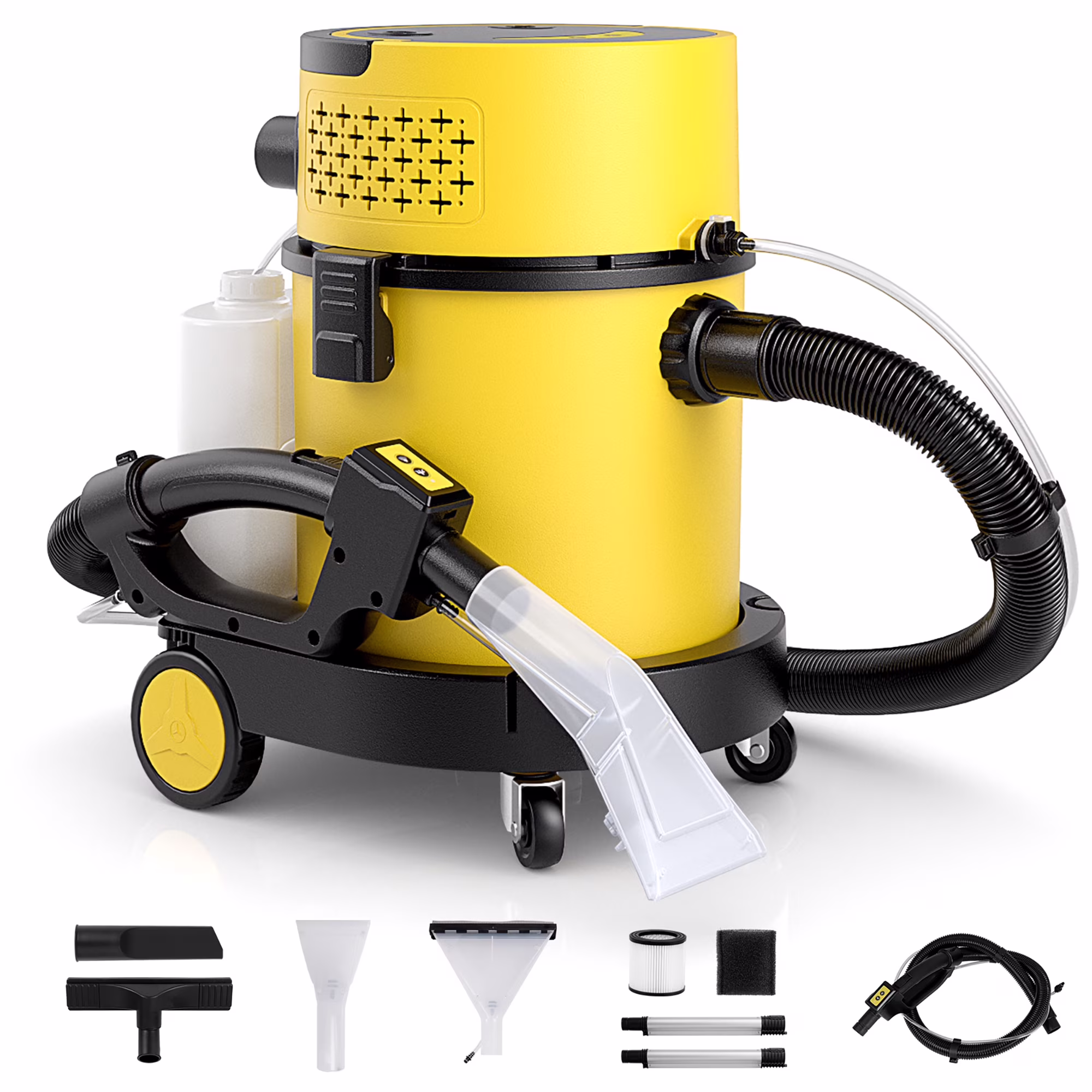 Gymax 4-in-1 Wet Dry Vacuum Cleaner w/ 5.5 Peak HP & 17 KPA Max Suction Attachments