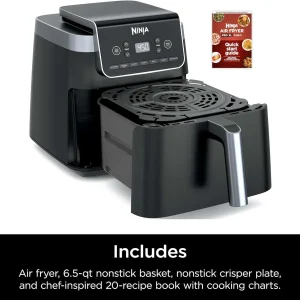 Ninja Air Fryer Pro XL 6-in-1 with 6.5 QT Capacity Max Crisp Air Fry Air Roast Bake