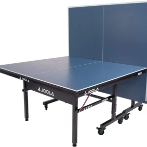 Inside Professional MDF Indoor Ping Pong Table with Quick Clamp Table Tennis Net and Post Set - 10 Minute Easy Assembly - Tournament Quality - Foldable with Single Player Playback Mode