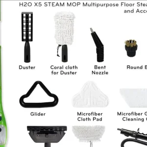 2025 H2O MOP® X5 Steam Mop and Handheld Steam Cleaner For Cleaning Hardwood and Kitchen Tile Floors  Grout Cleaner  Upholstery Cleaner and Carpets