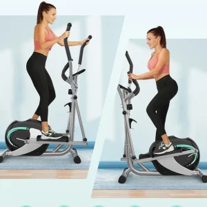 THERUN Ultra Quiet Magnetic Elliptical Trainer Exercise Machine