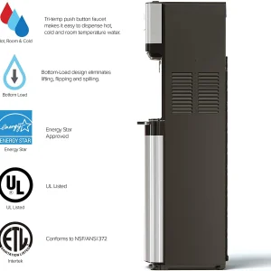 Brio Self Cleaning Bottom Loading Water Cooler Water Dispenser  3 Temperature Settings