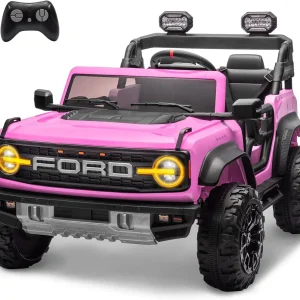 Bronco Raptor Two-Seater Ride-On Car Truck Toy Blue