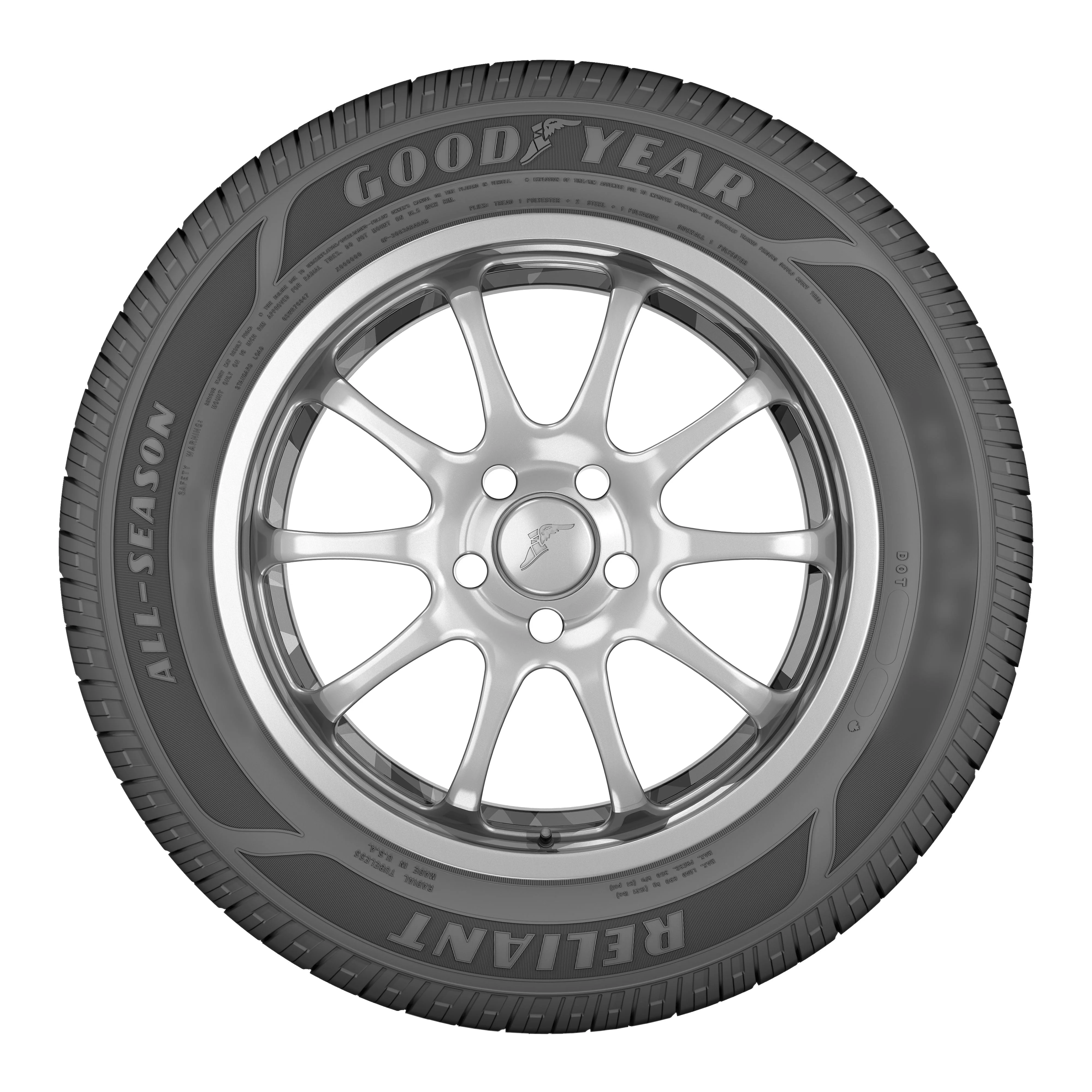 2025 Goodyear Reliant All-Season 225/65R17 102H All-Season Tire