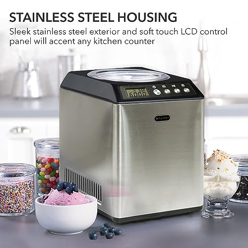 Whynter ICM-201SB Upright Automatic Ice Cream Maker with Built-in Compressor